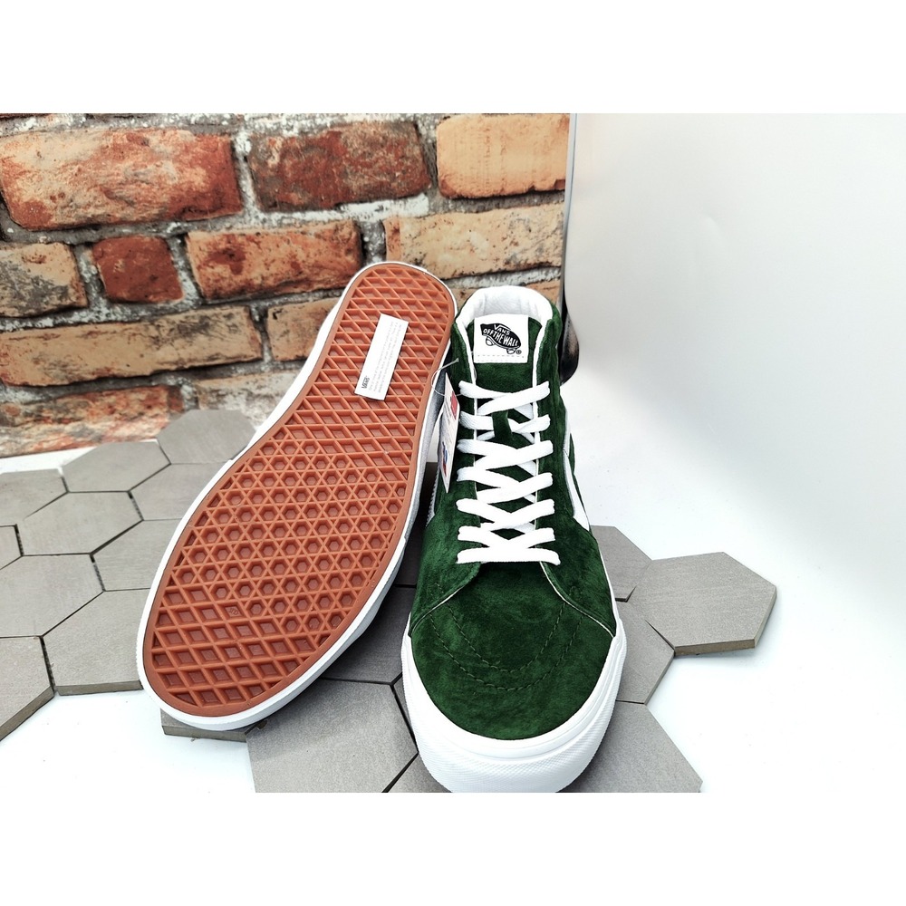 Vans Sk8-Hi‎ Pig Suede Douglas Fir Green Size US 9.5 Men's New VN0007NSBXU Rare - Picture 7 of 13